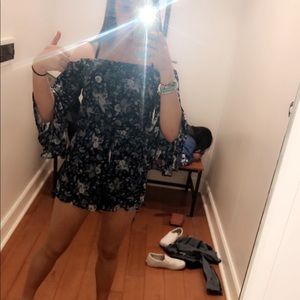 American Eagle off the shoulder romper